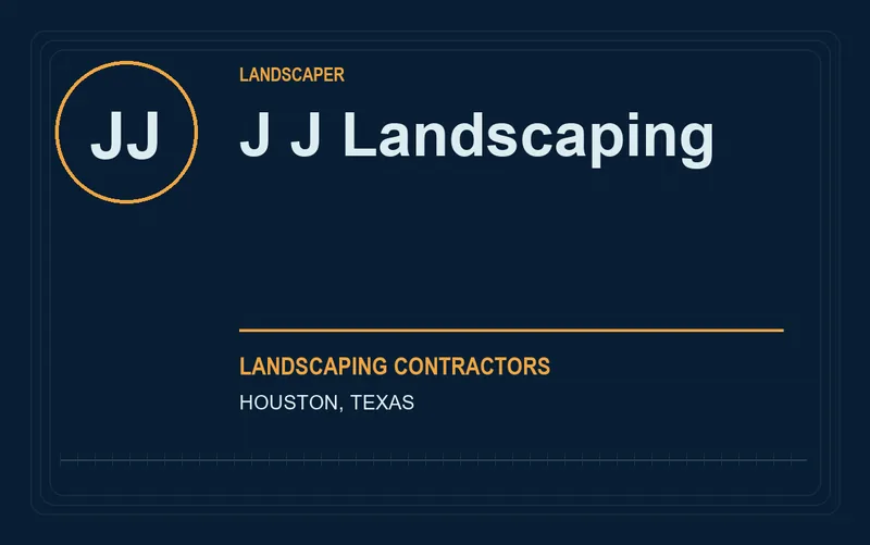 J J Landscaping in Houston, Texas