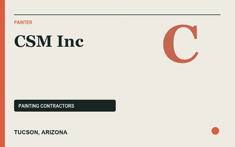 CSM Inc in Tucson, Arizona
