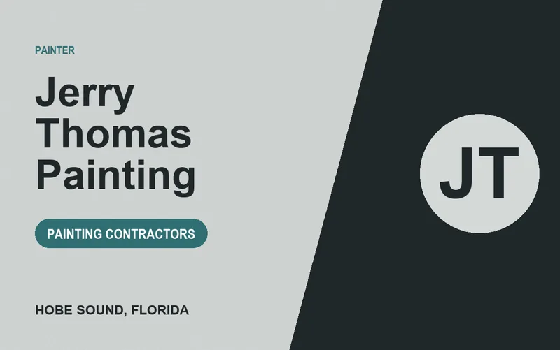Jerry Thomas Painting in Hobe Sound, Florida