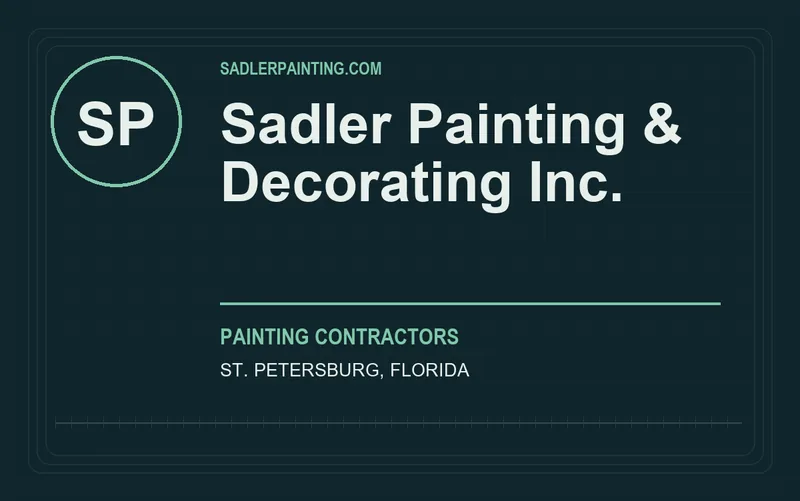 Sadler Painting & Decorating Inc. in St. Petersburg, Florida