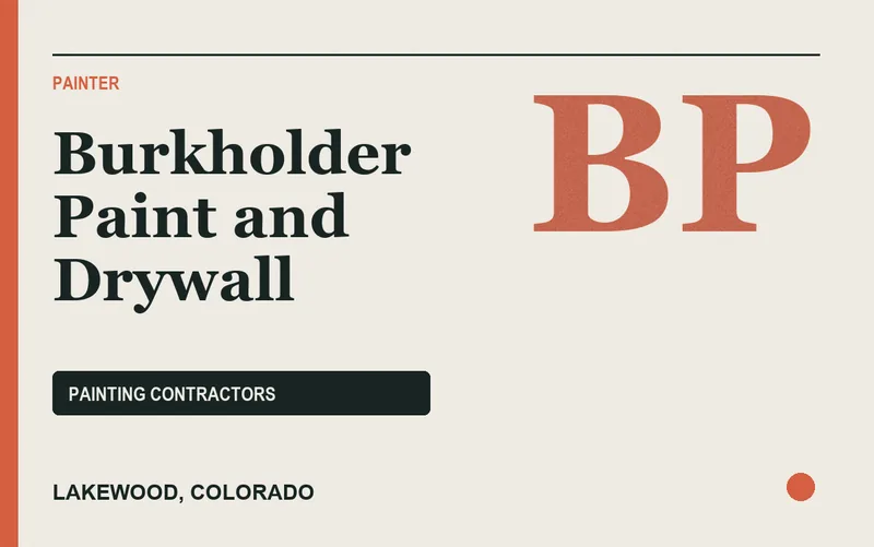 Burkholder Paint and Drywall in Lakewood, Colorado