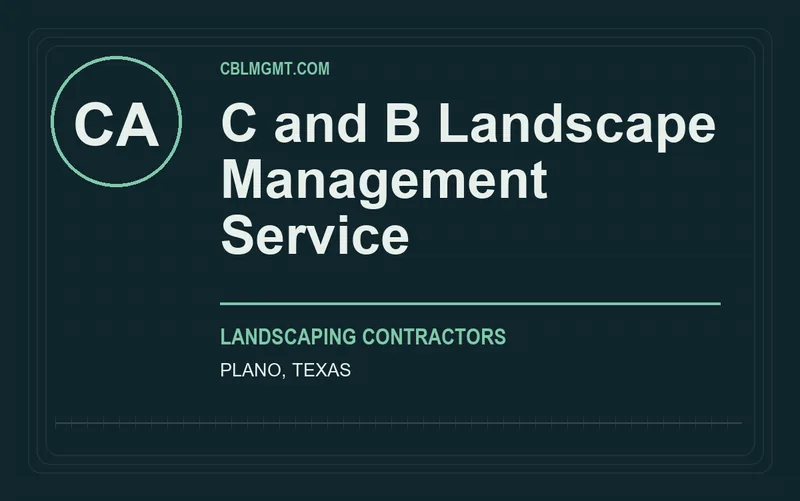 C and B Landscape Management Service in Plano, Texas