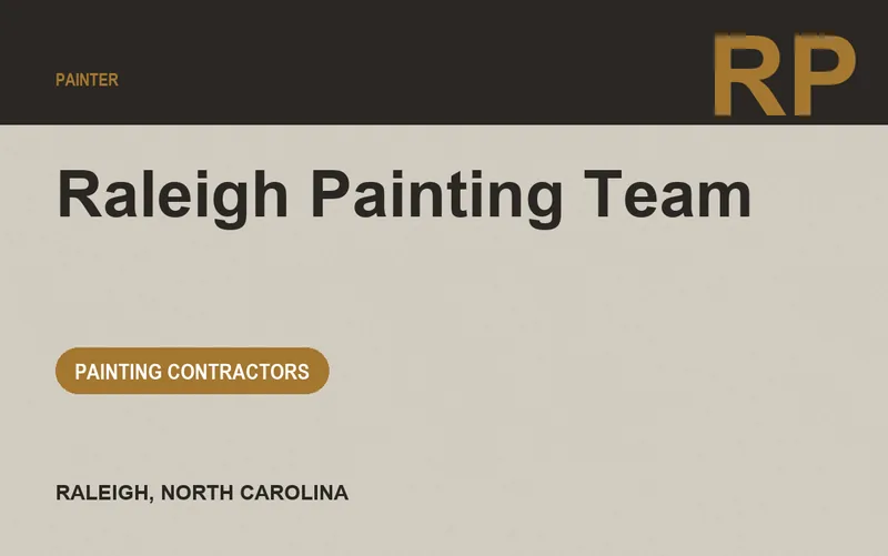 Raleigh Painting Team in Raleigh, North Carolina