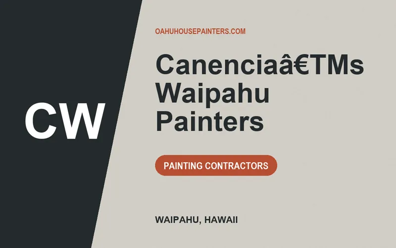 Canenciaâ€TMs Waipahu Painters in Waipahu, Hawaii