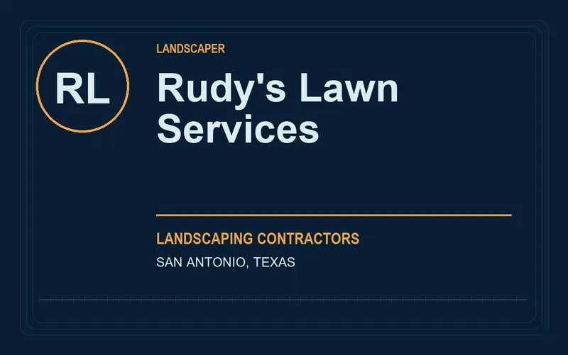 Rudy's Lawn Services in San Antonio, Texas