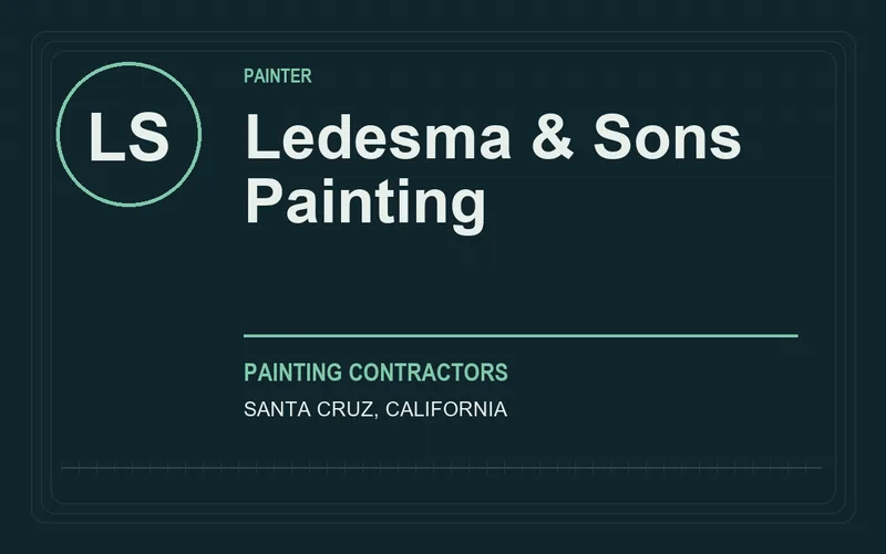 Ledesma & Sons Painting in Santa Cruz, California
