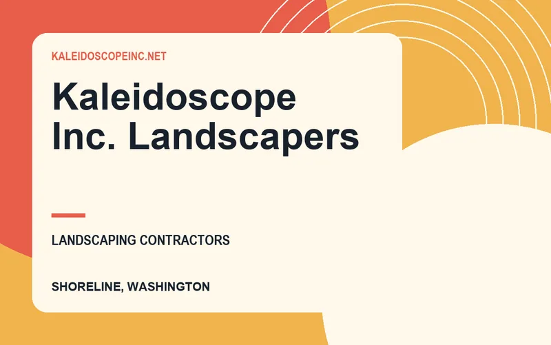 Kaleidoscope Inc. Landscapers in Shoreline, Washington