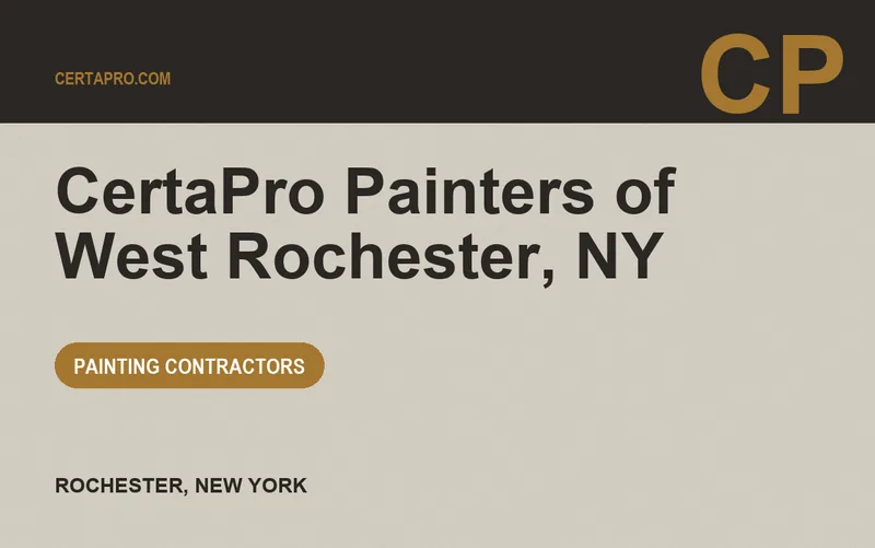 CertaPro Painters of West Rochester, NY in Rochester, New York