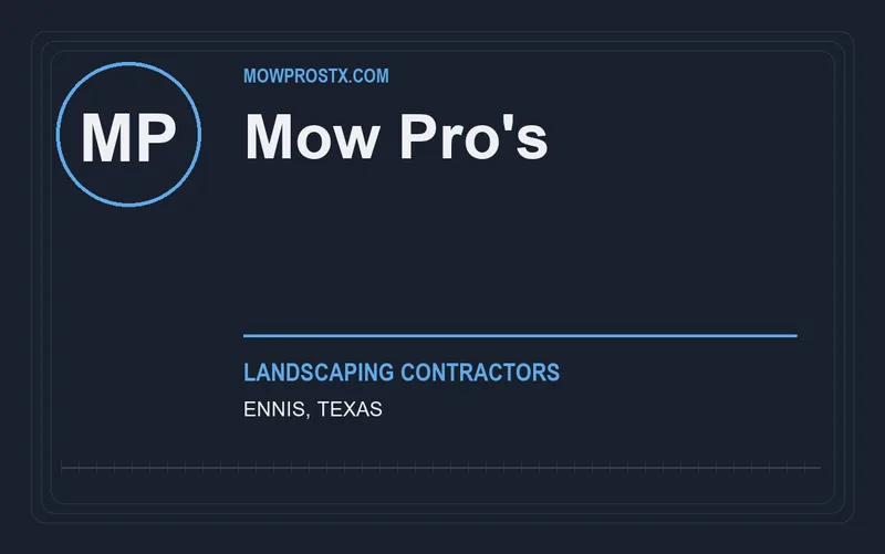 Mow Pro's in Ennis, Texas