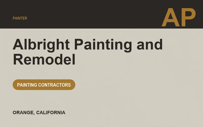 Albright Painting and Remodel in Orange, California
