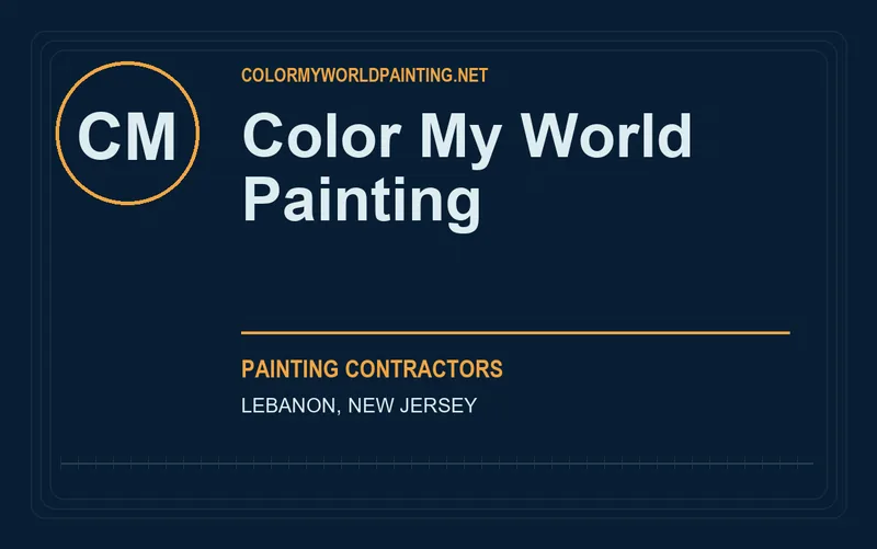 Color My World Painting in Lebanon, New Jersey