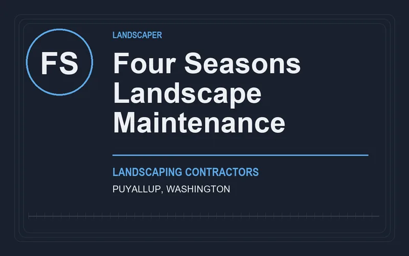 Four Seasons Landscape Maintenance in Puyallup, Washington