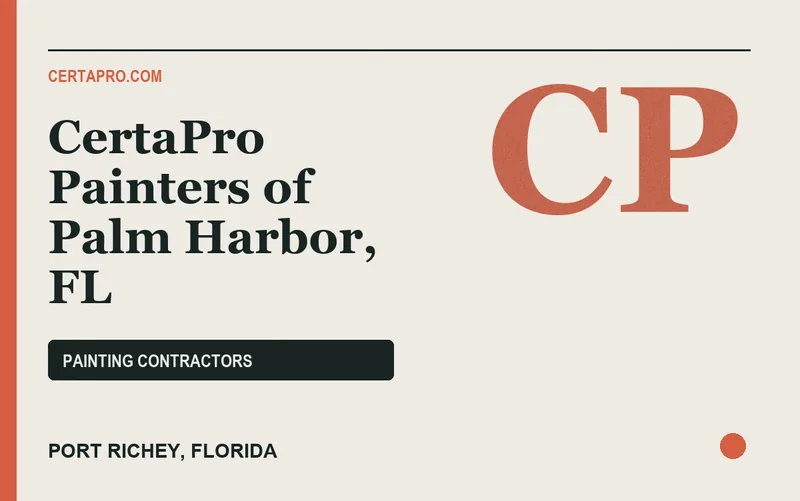 CertaPro Painters of Palm Harbor, FL in Port Richey, Florida