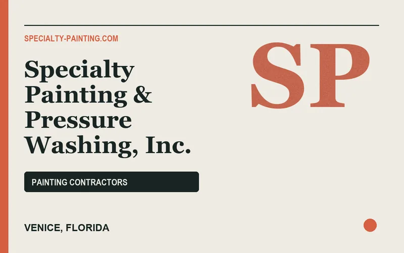 Specialty Painting & Pressure Washing, Inc. in Venice, Florida