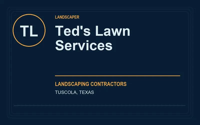 Ted's Lawn Services in Tuscola, Texas