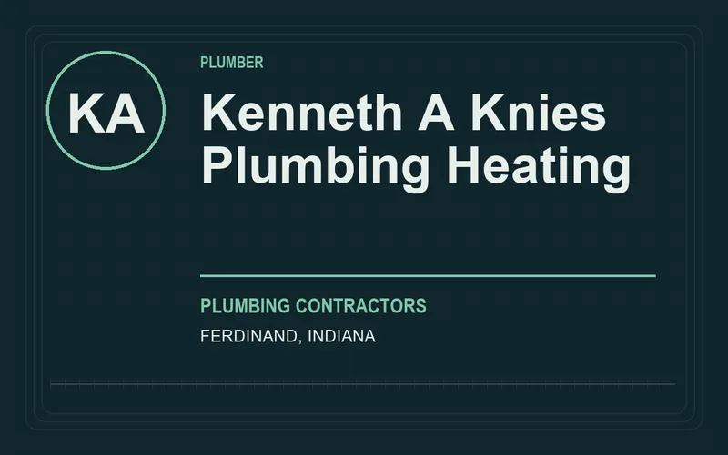 Kenneth A Knies Plumbing Heating in Ferdinand, Indiana