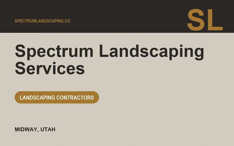 Spectrum Landscaping Services in Midway, Utah