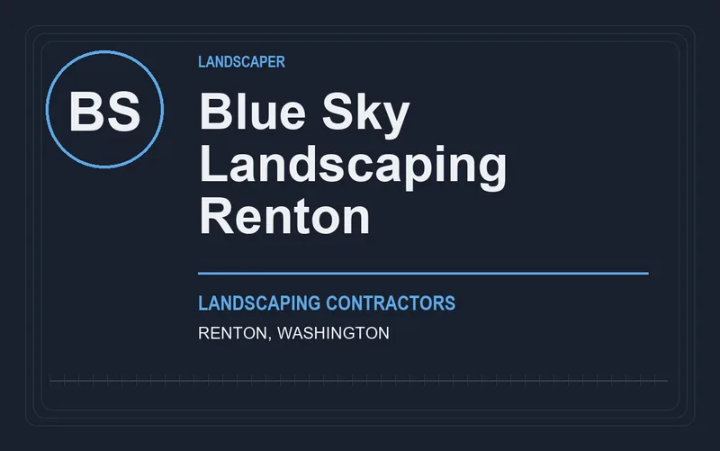 Blue Sky Landscaping Renton in Renton, Washington