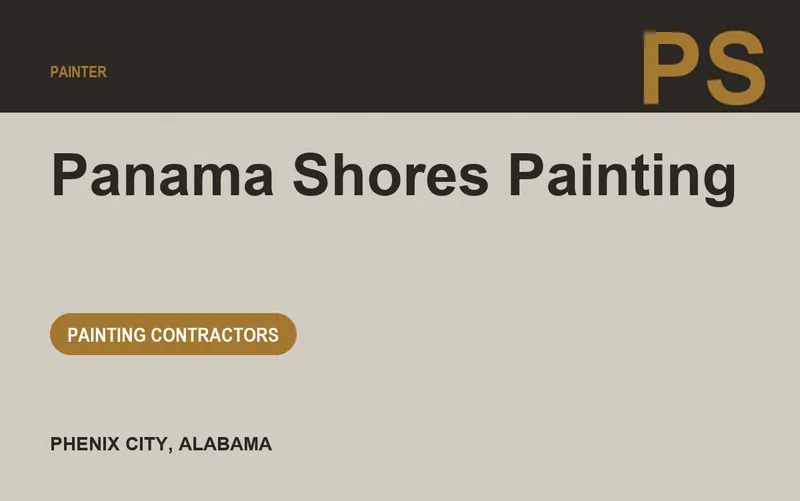 Panama Shores Painting in Phenix City, Alabama