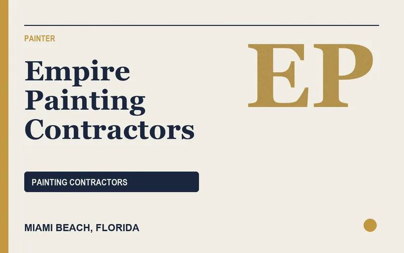 Empire Painting Contractors in Miami Beach, Florida