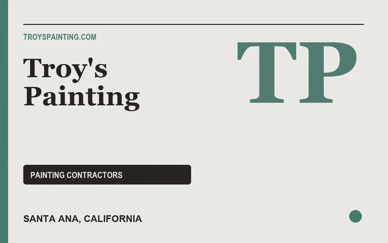 Troy's Painting in Santa Ana, California