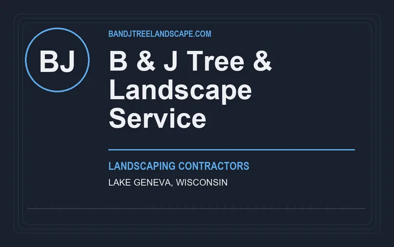 B & J Tree & Landscape Service in Lake Geneva, Wisconsin