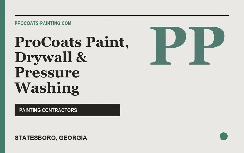 ProCoats Paint, Drywall & Pressure Washing in Statesboro, Georgia