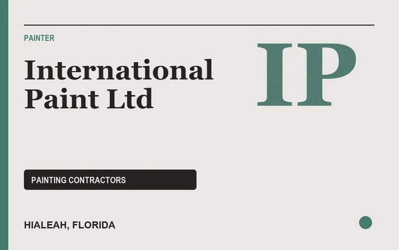 International Paint Ltd in Hialeah, Florida