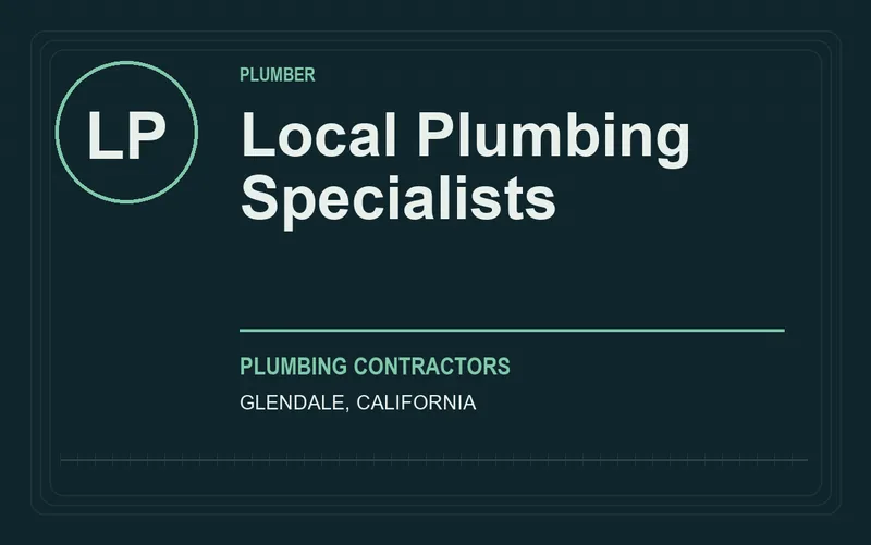 Local Plumbing Specialists in Glendale, California