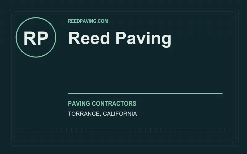 Reed Paving in Torrance, California