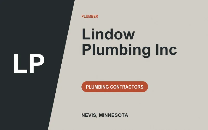 Lindow Plumbing Inc in Nevis, Minnesota