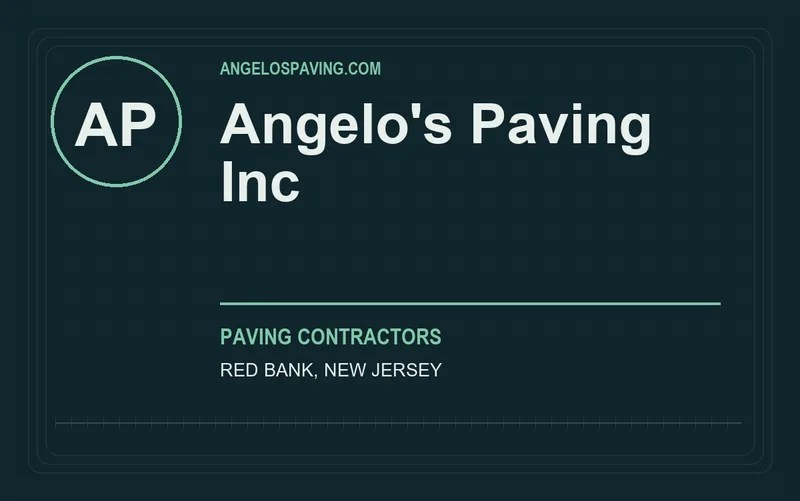 Angelo's Paving Inc in Red Bank, New Jersey