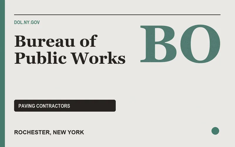 Bureau of Public Works in Rochester, New York