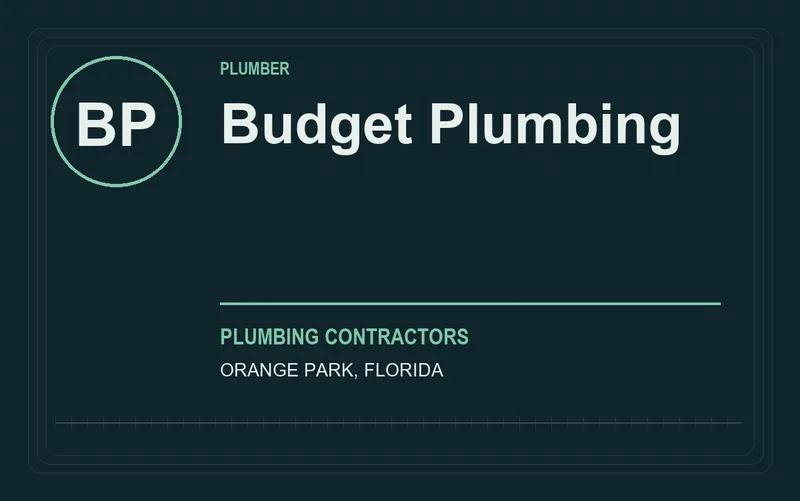 Budget Plumbing in Orange Park, Florida