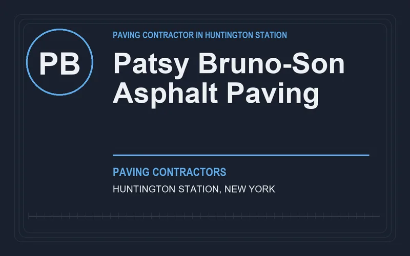Patsy Bruno-Son Asphalt Paving in Huntington Station, New York