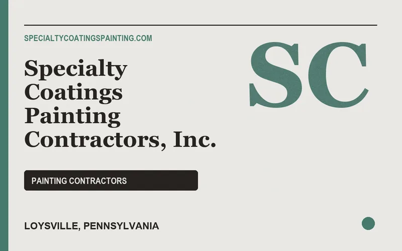Specialty Coatings Painting Contractors, Inc. in Loysville, Pennsylvania