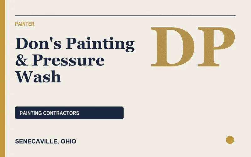 Don's Painting & Pressure Wash in Senecaville, Ohio