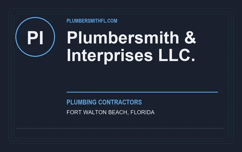 Plumbersmith & Interprises LLC. in Fort Walton Beach, Florida