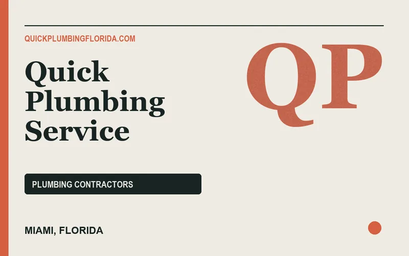 Quick Plumbing Service in Miami, Florida