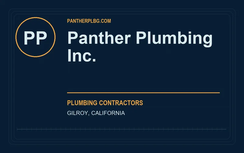 Panther Plumbing Inc. in Gilroy, California