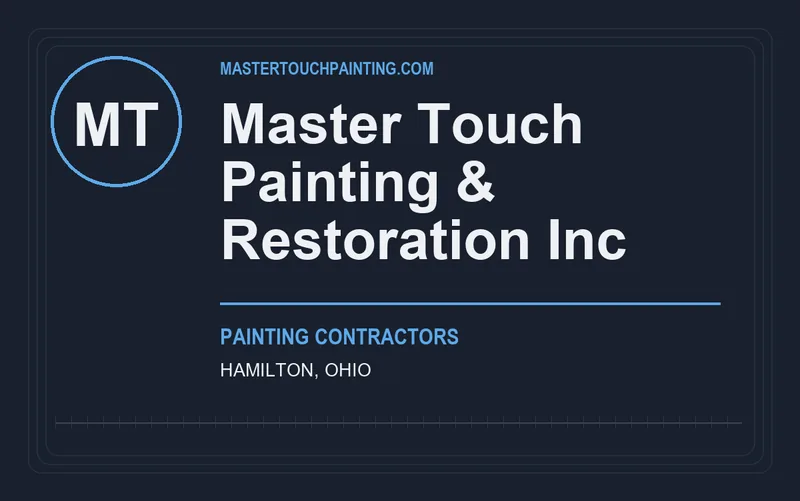 Master Touch Painting & Restoration Inc in Hamilton, Ohio