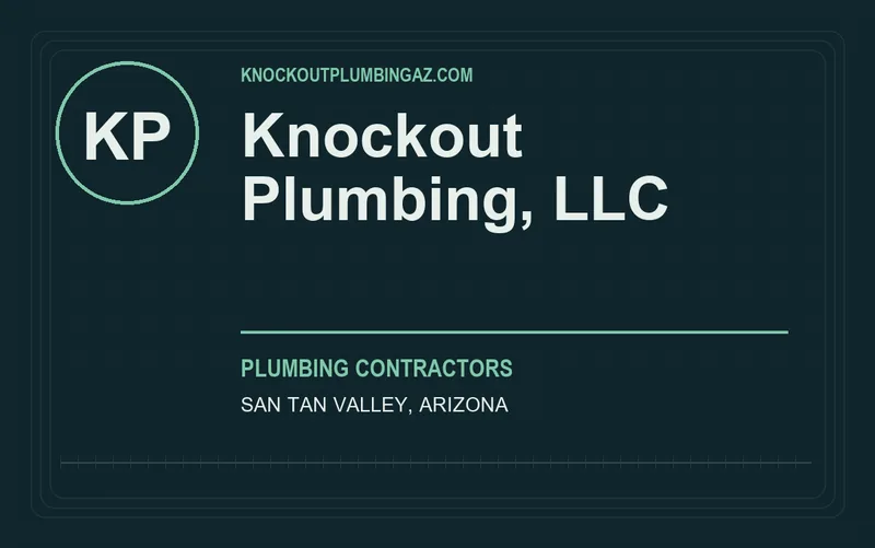 Knockout Plumbing, LLC in San Tan Valley, Arizona