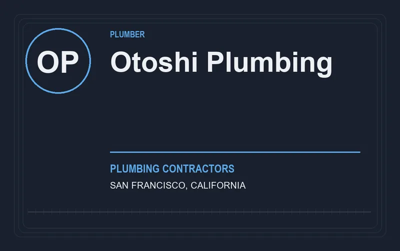 Otoshi Plumbing in San Francisco, California