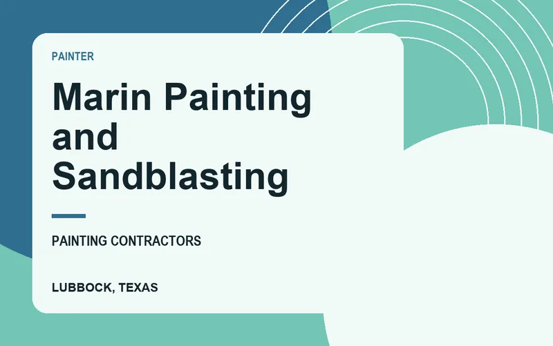 Marin Painting and Sandblasting in Lubbock, Texas