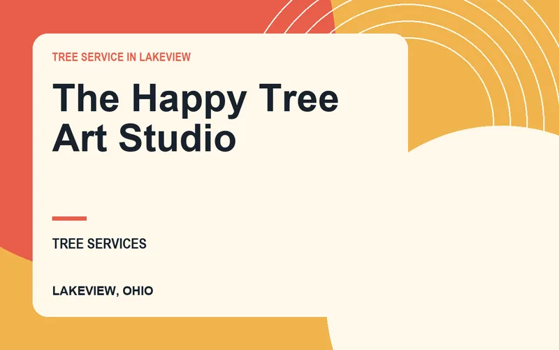 The Happy Tree Art Studio in Lakeview, Ohio