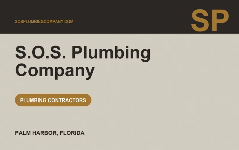 S.O.S. Plumbing Company in Palm Harbor, Florida