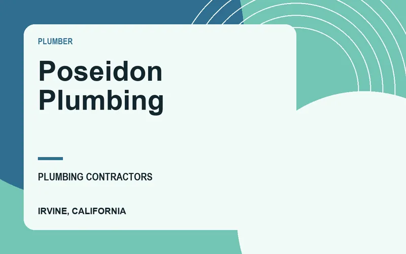 Poseidon Plumbing in Irvine, California