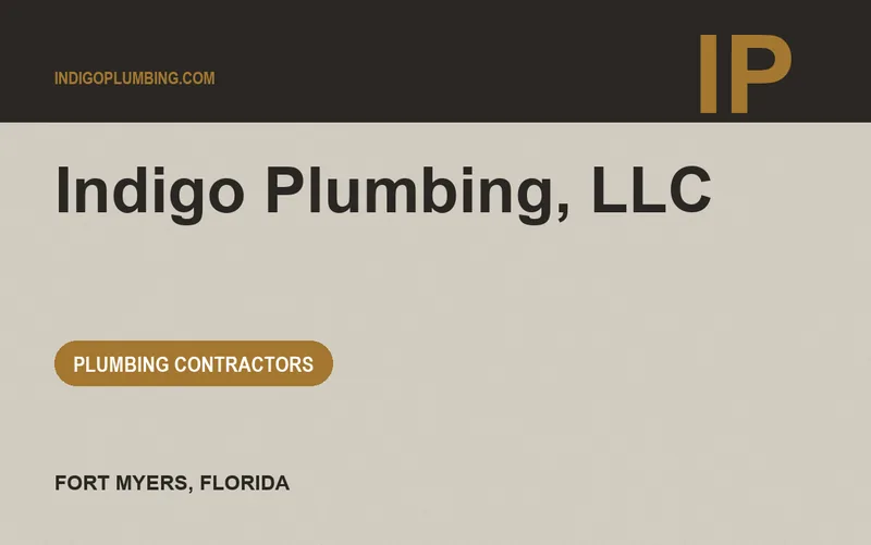 Indigo Plumbing, LLC in Fort Myers, Florida