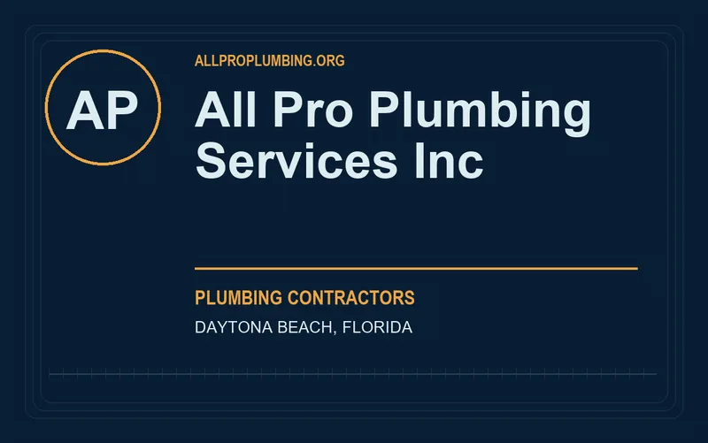 All Pro Plumbing Services Inc in Daytona Beach, Florida