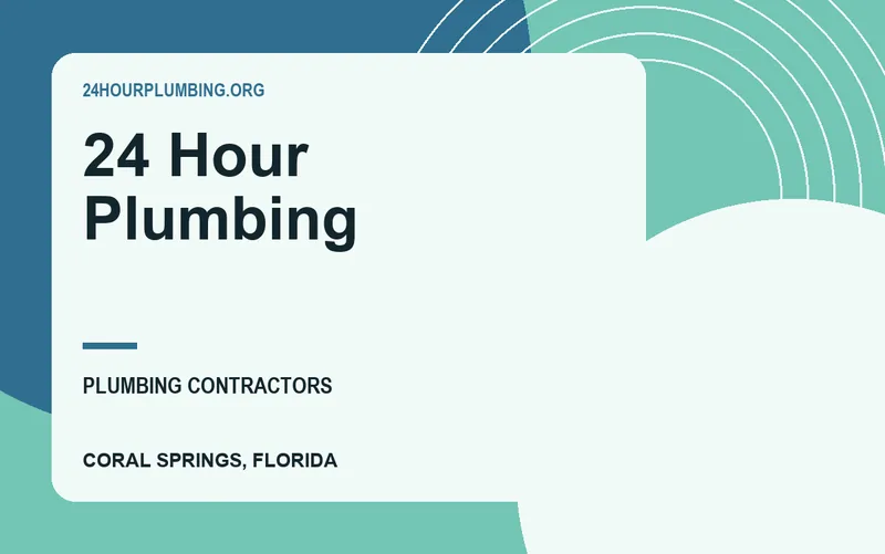 24 Hour Plumbing in Coral Springs, Florida